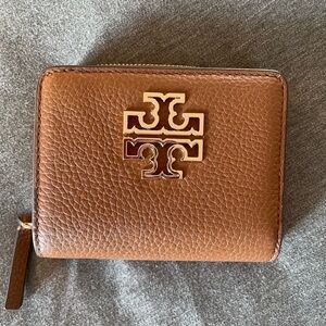 Tory Burch Brown Leather Wallet